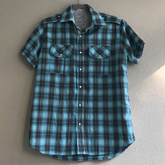 Xaact Other - Xaact Men’s Short Sleeve T-Shirt Blue Horizon